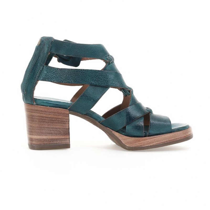 Sandalias A.S.98 Andra Mujer Verde | ES-AVK623075