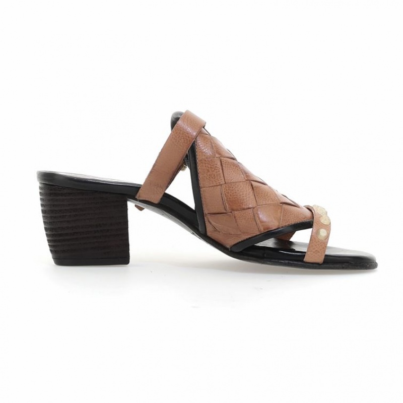 Sandalias A.S.98 Auggie Mujer Marrones | ES-HZL207149