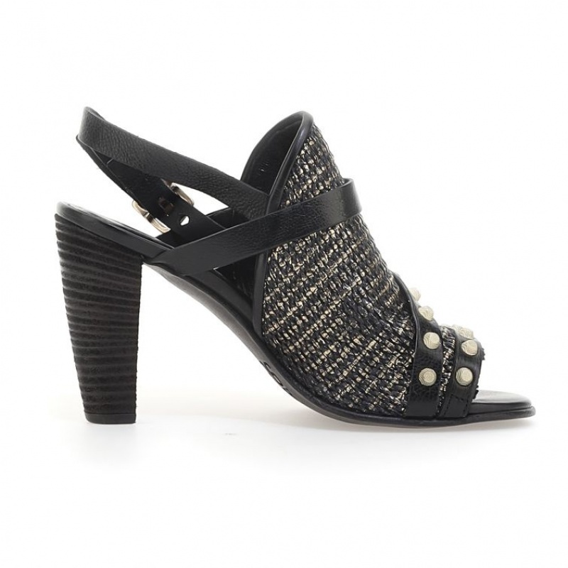 Sandalias A.S.98 Beckah Mujer Negras | ES-OVH398152