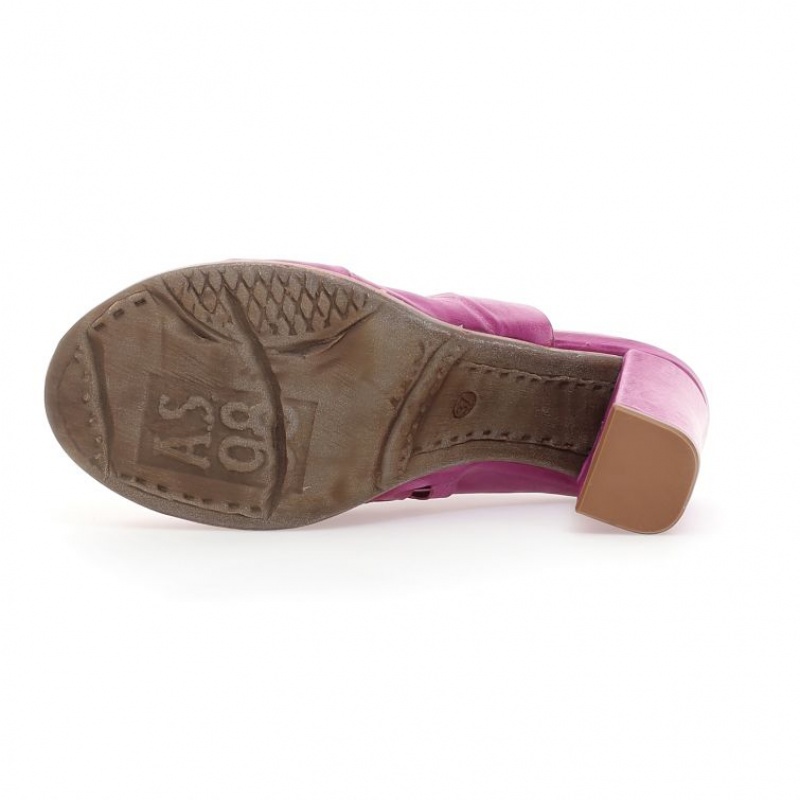 Sandalias A.S.98 Belen Mujer Fucsia | ES-ZLE697354