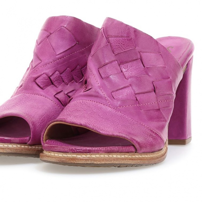 Sandalias A.S.98 Belen Mujer Fucsia | ES-ZLE697354