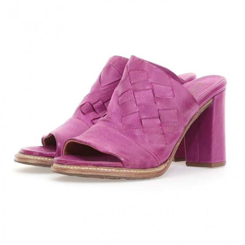 Sandalias A.S.98 Belen Mujer Fucsia | ES-ZLE697354