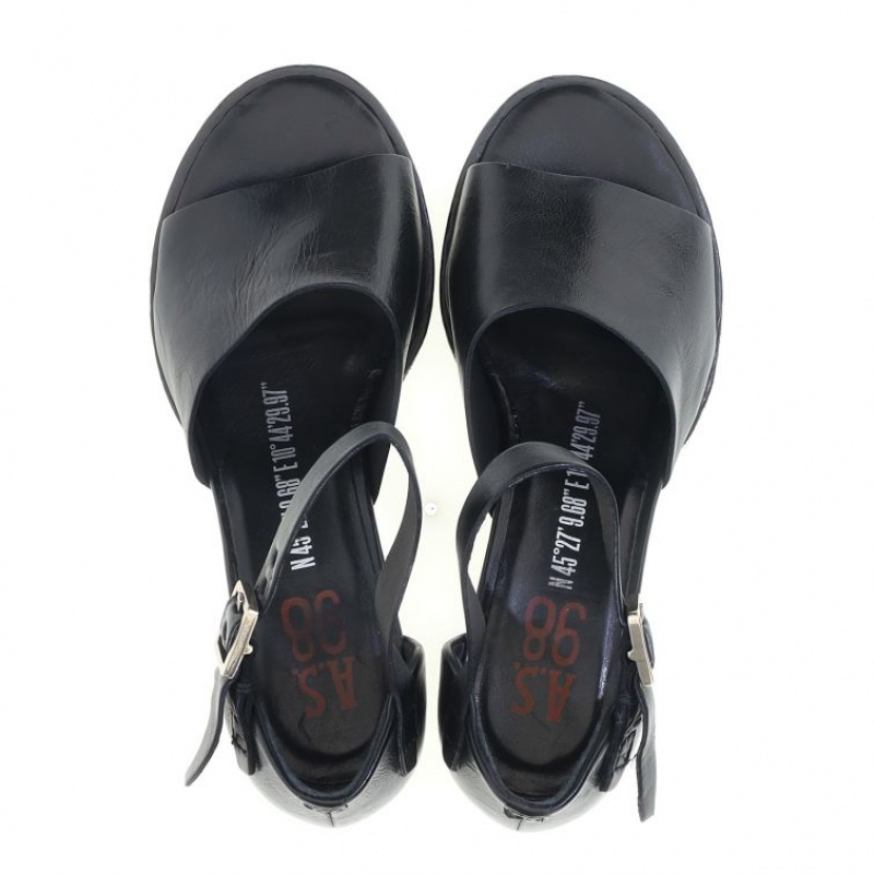 Sandalias A.S.98 Bess Mujer Negras | ES-LFP923176