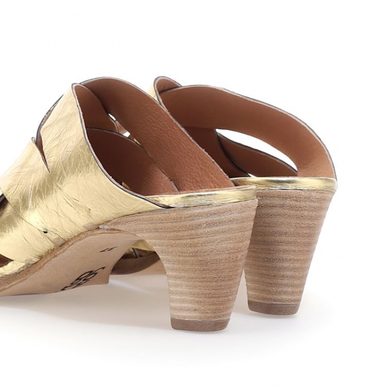 Sandalias A.S.98 Bessie Mujer Doradas | ES-IEU983504