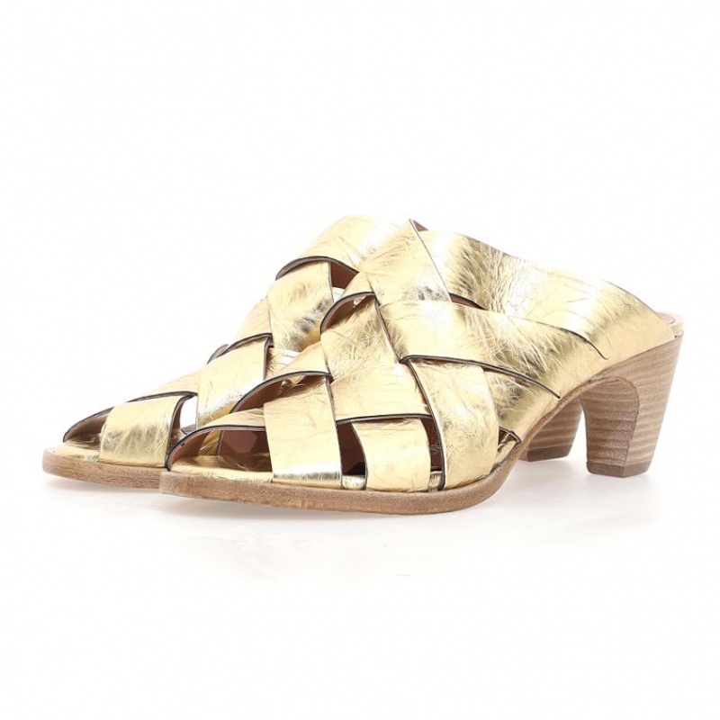 Sandalias A.S.98 Bessie Mujer Doradas | ES-IEU983504