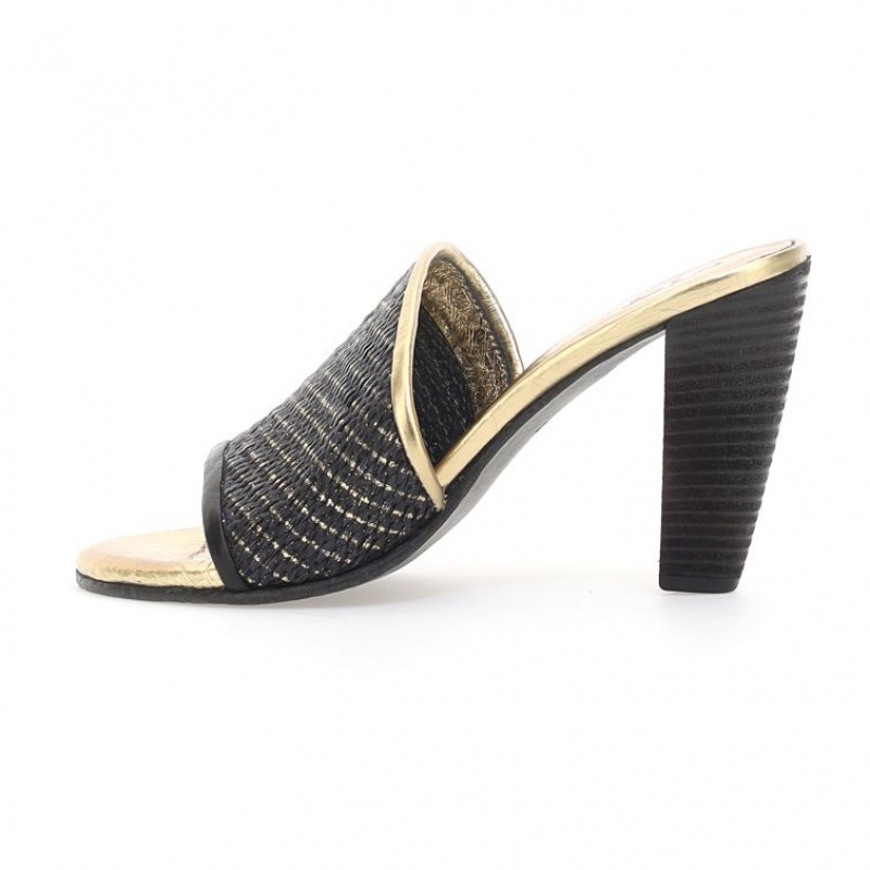 Sandalias A.S.98 Bethany Mujer Negras | ES-YNB913872