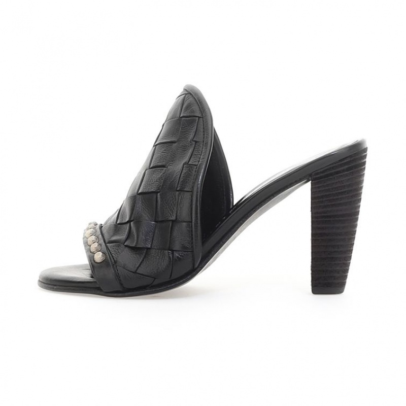 Sandalias A.S.98 Bethel Mujer Negras | ES-TCX621489