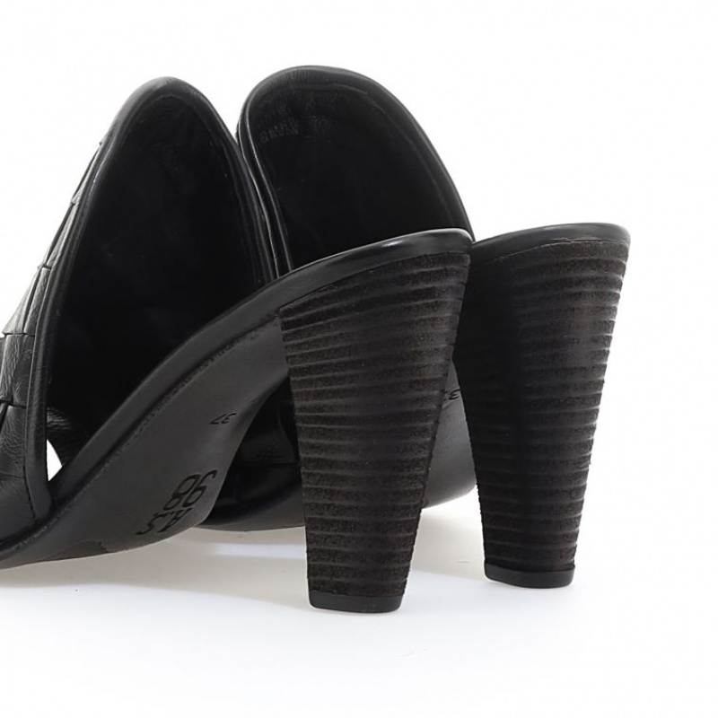 Sandalias A.S.98 Bethel Mujer Negras | ES-TCX621489