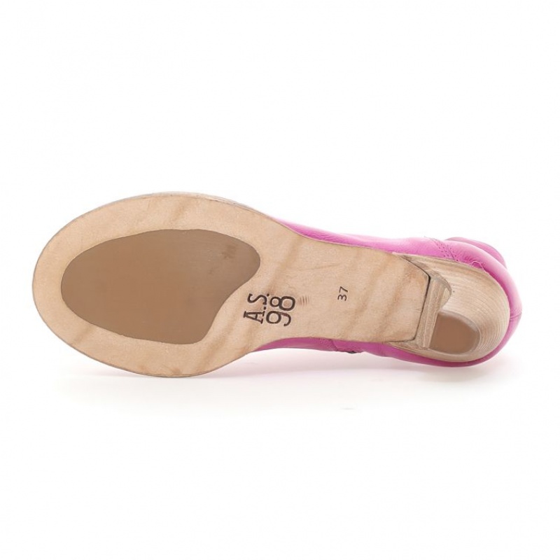 Sandalias A.S.98 Blanch Mujer Fucsia | ES-KFR134267