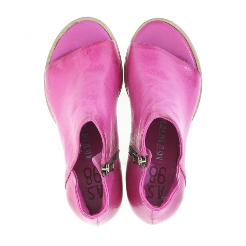 Sandalias A.S.98 Blanch Mujer Fucsia | ES-KFR134267