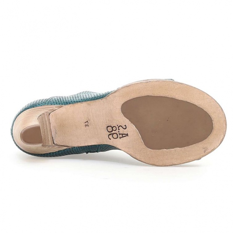 Sandalias A.S.98 Blanch Mujer Verde | ES-MBR709368