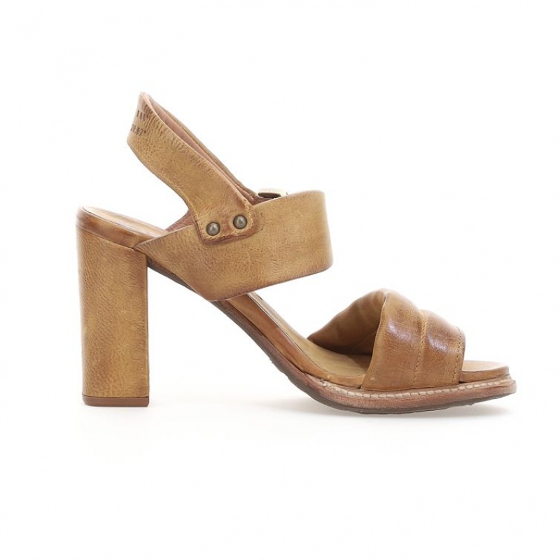 Sandalias A.S.98 Brittany Mujer Kaki | ES-LTH780915