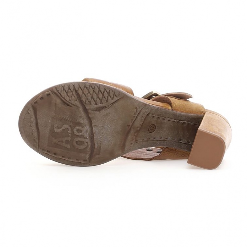 Sandalias A.S.98 Brittany Mujer Kaki | ES-LTH780915