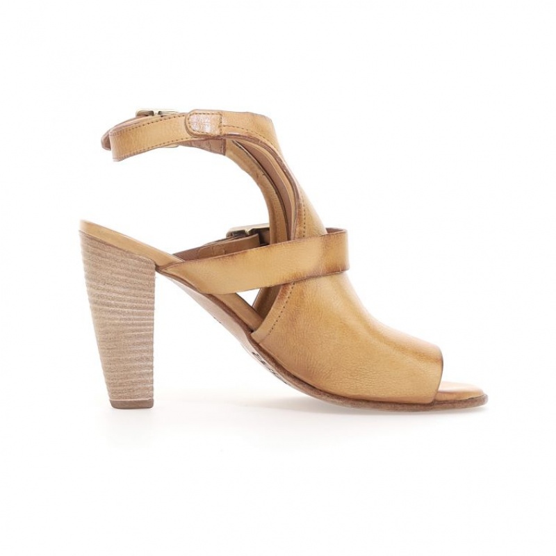 Sandalias A.S.98 Charlize Mujer Kaki | ES-RNW598632