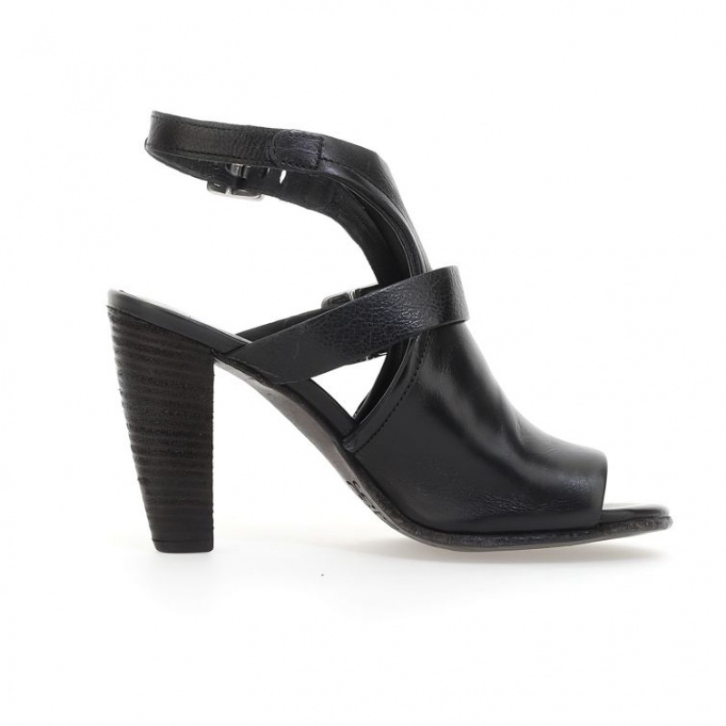 Sandalias A.S.98 Charlize Mujer Negras | ES-NEW140829