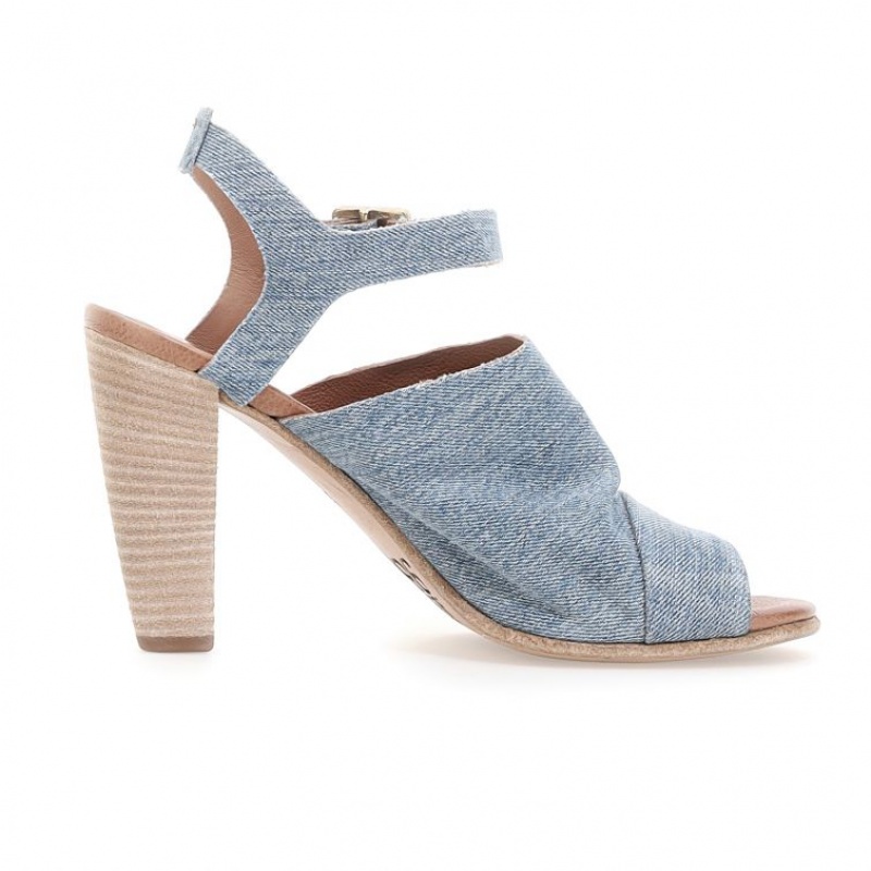 Sandalias A.S.98 Clarise Mujer Azules | ES-XFK482179