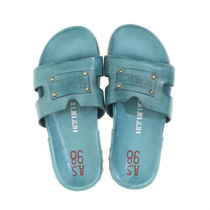 Sandalias A.S.98 Erin Mujer Verde | ES-DNJ172890