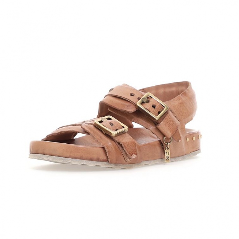 Sandalias A.S.98 Evelyn Mujer Marrones | ES-JDP302845