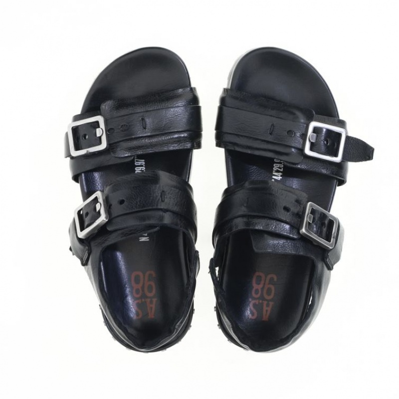 Sandalias A.S.98 Evelyn Mujer Negras | ES-IWO819703