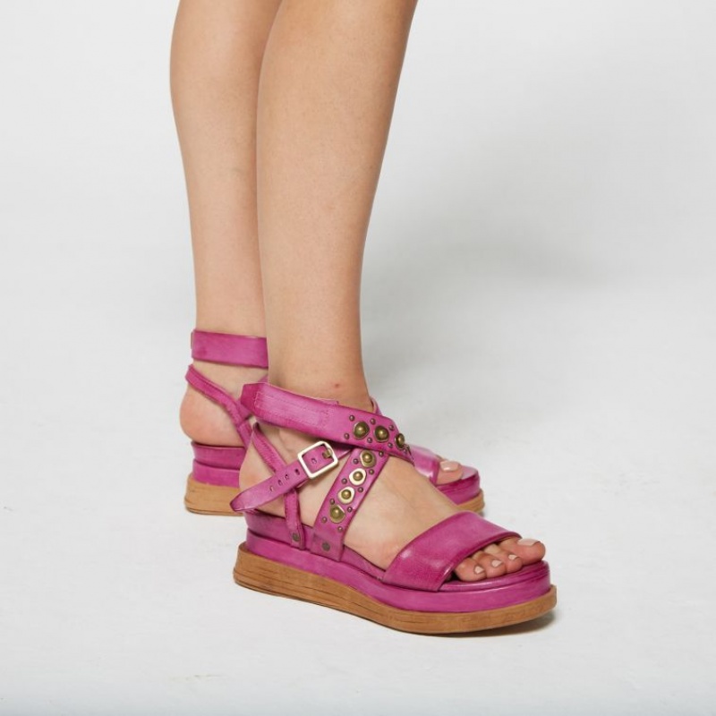 Sandalias A.S.98 Ladonna Mujer Fucsia | ES-QLV638254