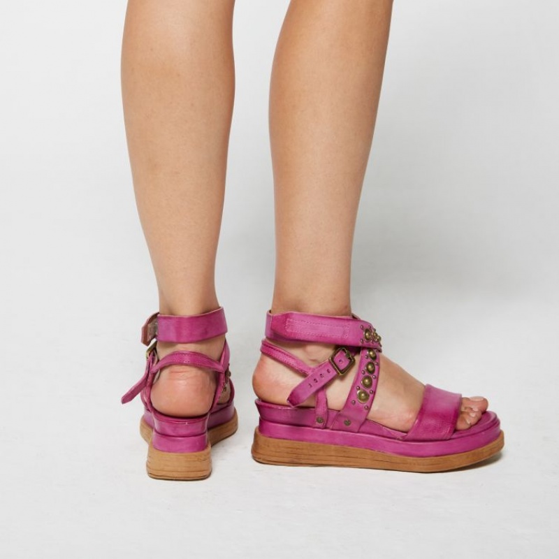 Sandalias A.S.98 Ladonna Mujer Fucsia | ES-QLV638254