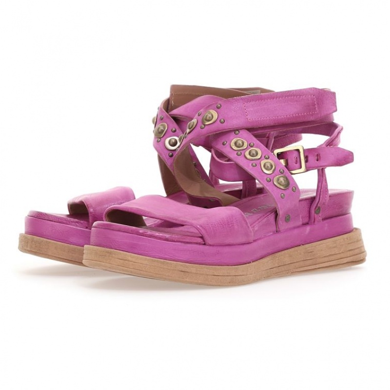 Sandalias A.S.98 Ladonna Mujer Fucsia | ES-QLV638254