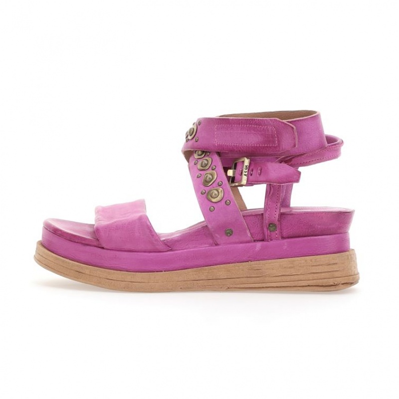 Sandalias A.S.98 Ladonna Mujer Fucsia | ES-QLV638254