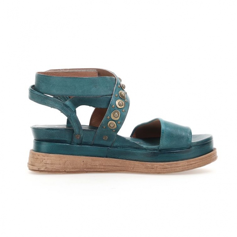 Sandalias A.S.98 Ladonna Mujer Verde | ES-ALG965187