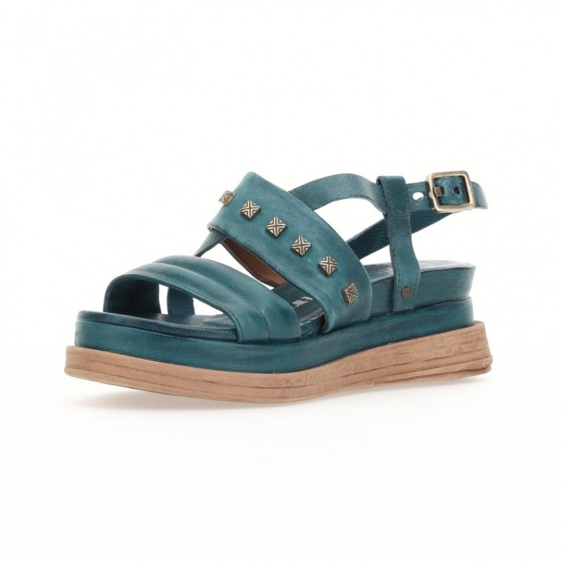 Sandalias A.S.98 Lalla Mujer Verde | ES-LJG643291