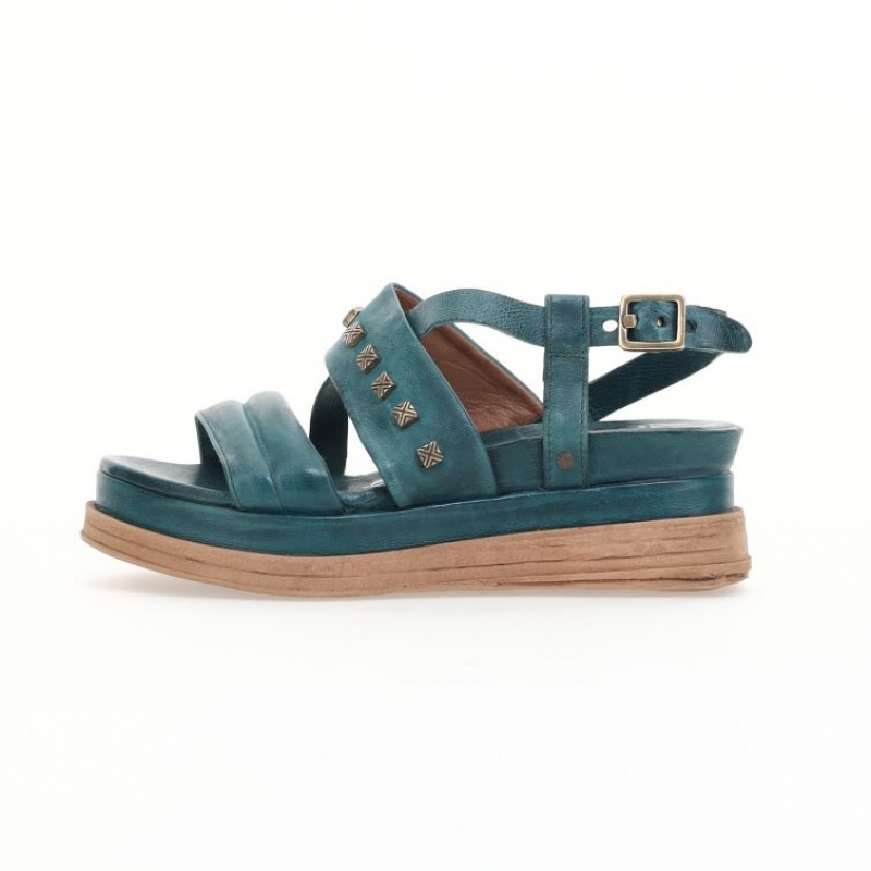 Sandalias A.S.98 Lalla Mujer Verde | ES-LJG643291