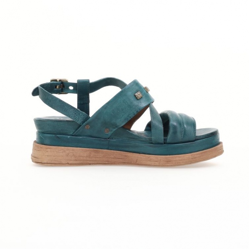 Sandalias A.S.98 Lalla Mujer Verde | ES-LJG643291