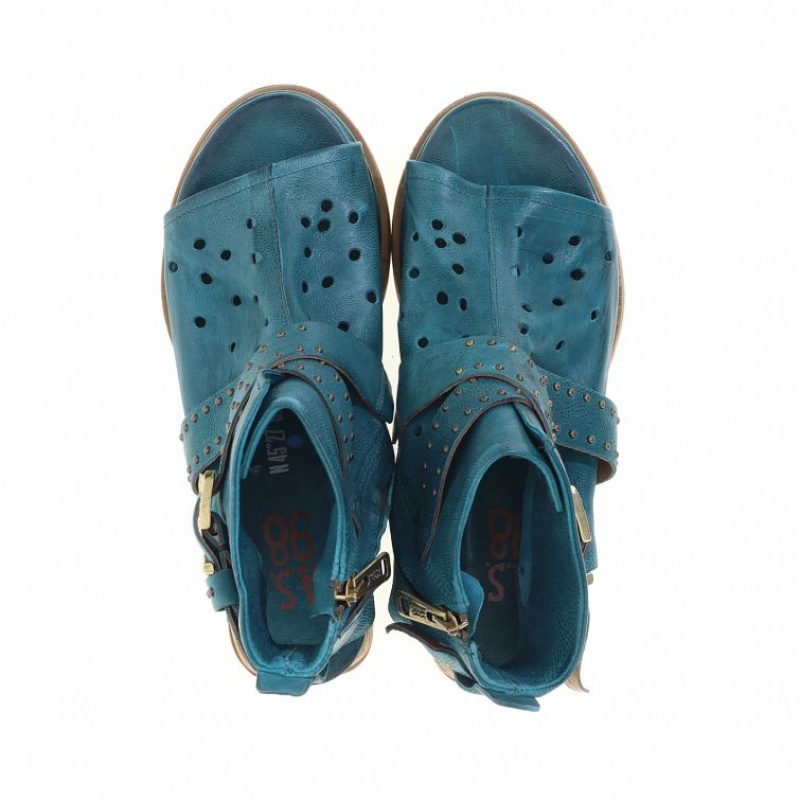 Sandalias A.S.98 Lenora Mujer Verde | ES-VJL028465