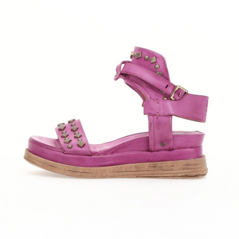 Sandalias A.S.98 Leta Mujer Fucsia | ES-OBK305421