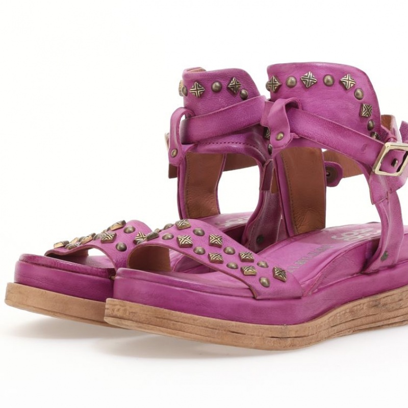 Sandalias A.S.98 Leta Mujer Fucsia | ES-OBK305421