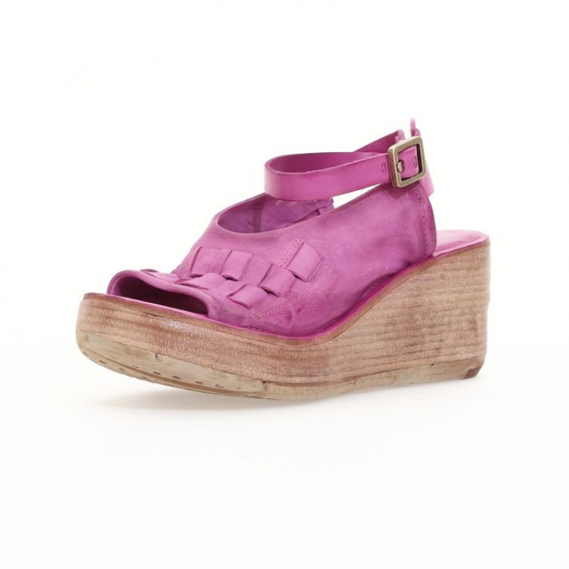 Sandalias A.S.98 Nan Mujer Fucsia | ES-TGK521967