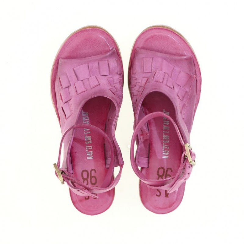 Sandalias A.S.98 Nan Mujer Fucsia | ES-TGK521967