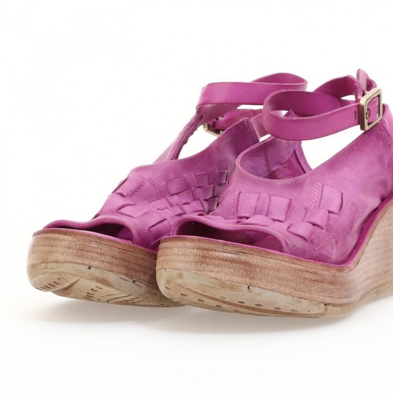 Sandalias A.S.98 Nan Mujer Fucsia | ES-TGK521967