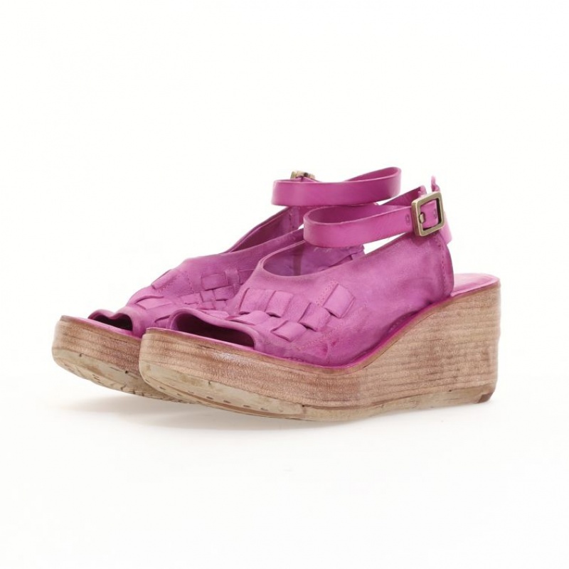 Sandalias A.S.98 Nan Mujer Fucsia | ES-TGK521967