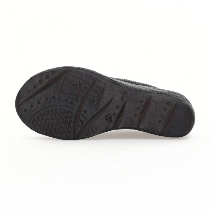 Sandalias A.S.98 Nanette Mujer Negras | ES-MUT784612