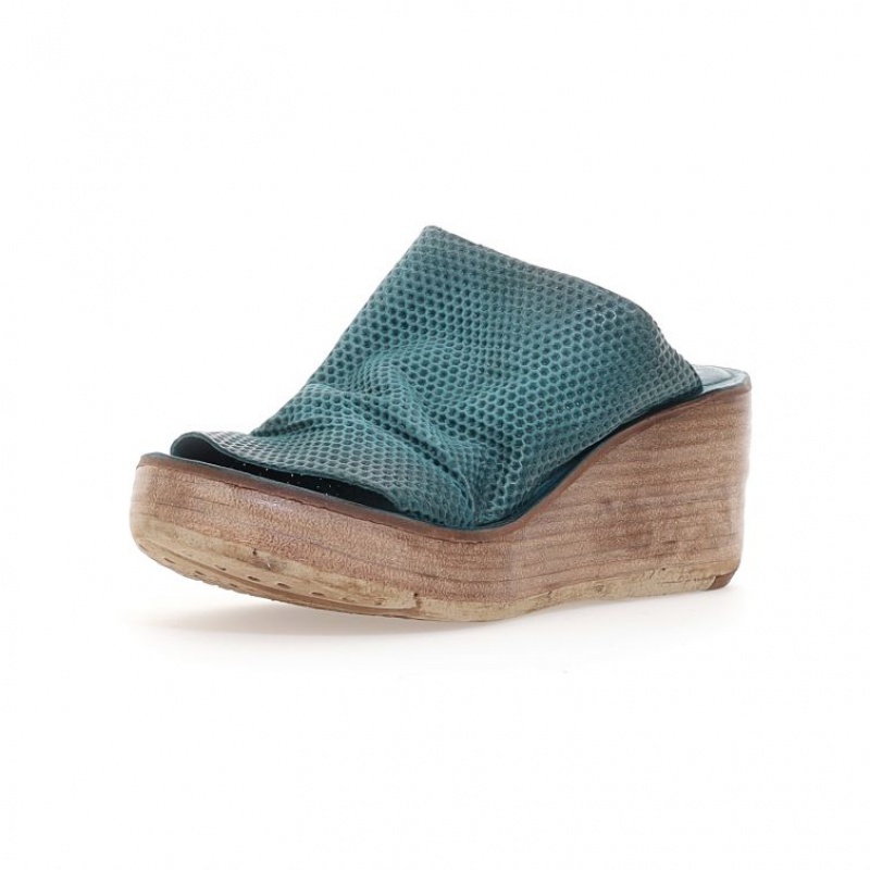 Sandalias A.S.98 Nanette Mujer Verde | ES-HAY513297