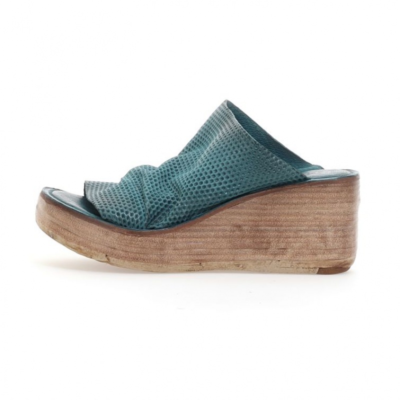 Sandalias A.S.98 Nanette Mujer Verde | ES-HAY513297