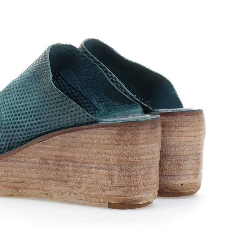 Sandalias A.S.98 Nanette Mujer Verde | ES-HAY513297