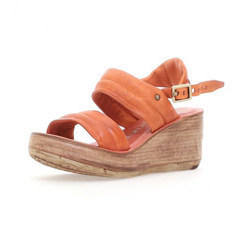 Sandalias A.S.98 Neely Mujer Naranjas | ES-TLY450927