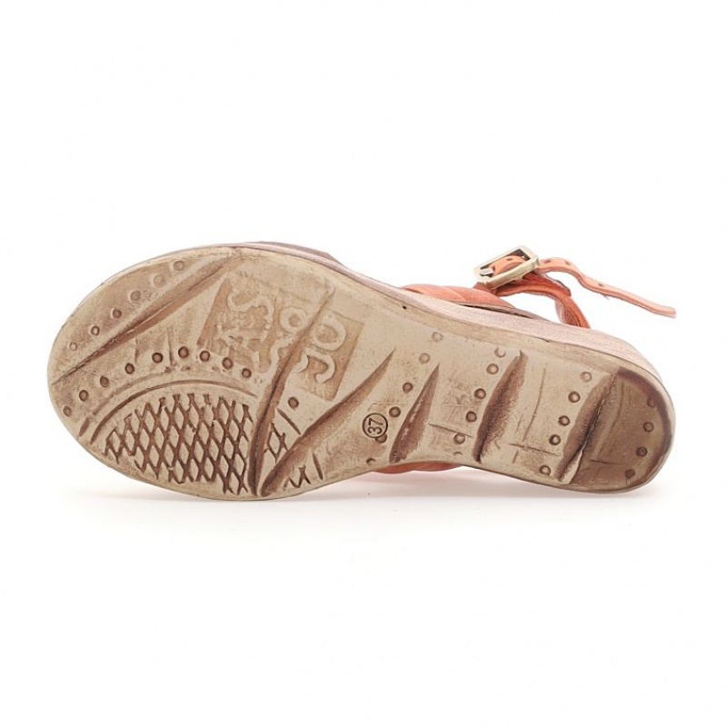 Sandalias A.S.98 Neely Mujer Naranjas | ES-TLY450927