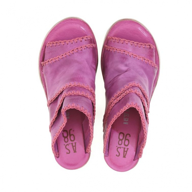 Sandalias A.S.98 Nivek Mujer Fucsia | ES-QCN012583