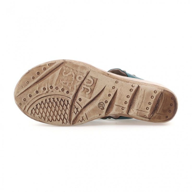 Sandalias A.S.98 Normand Mujer Verde | ES-ZCQ472698