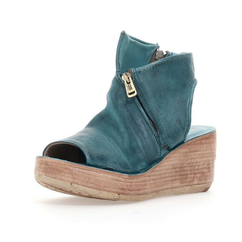 Sandalias A.S.98 Nowell Mujer Verde | ES-TBC402873