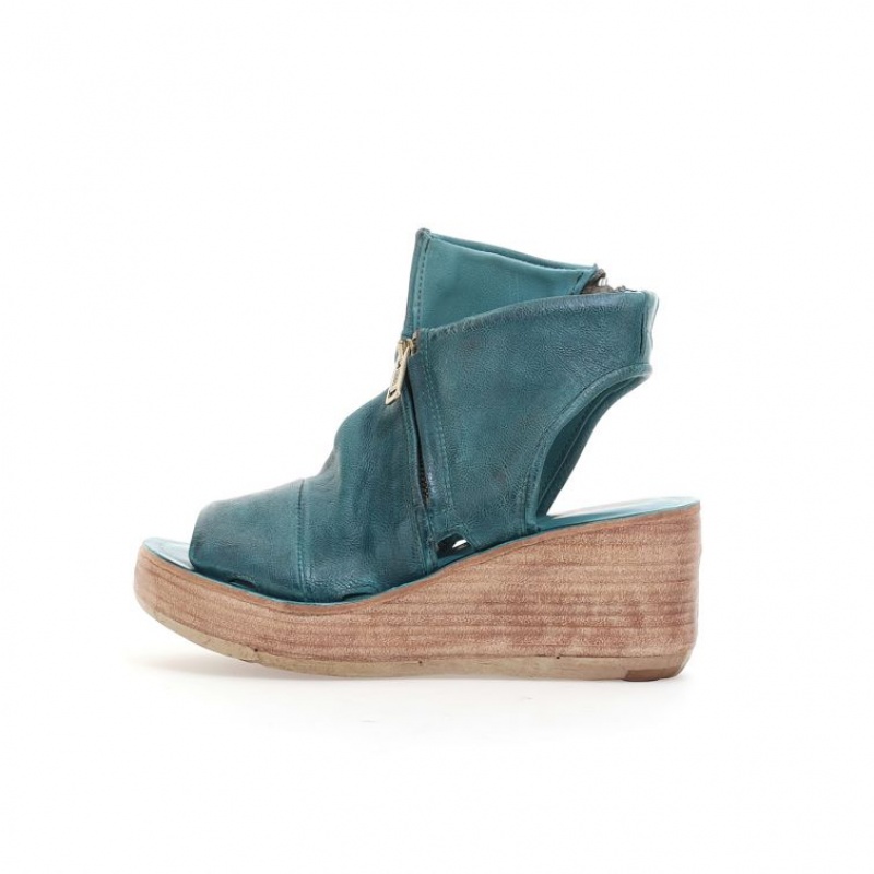 Sandalias A.S.98 Nowell Mujer Verde | ES-TBC402873