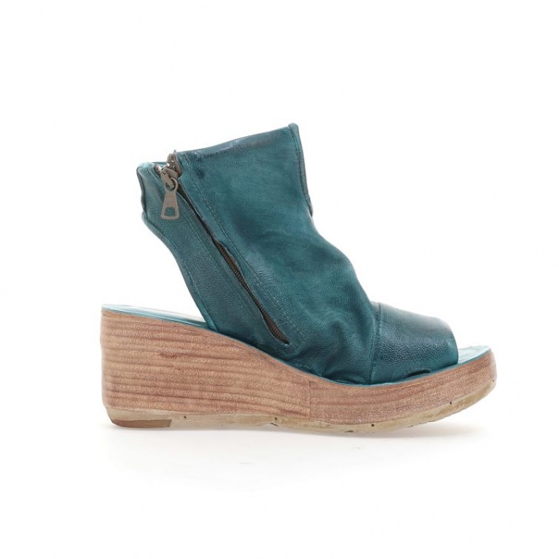 Sandalias A.S.98 Nowell Mujer Verde | ES-TBC402873