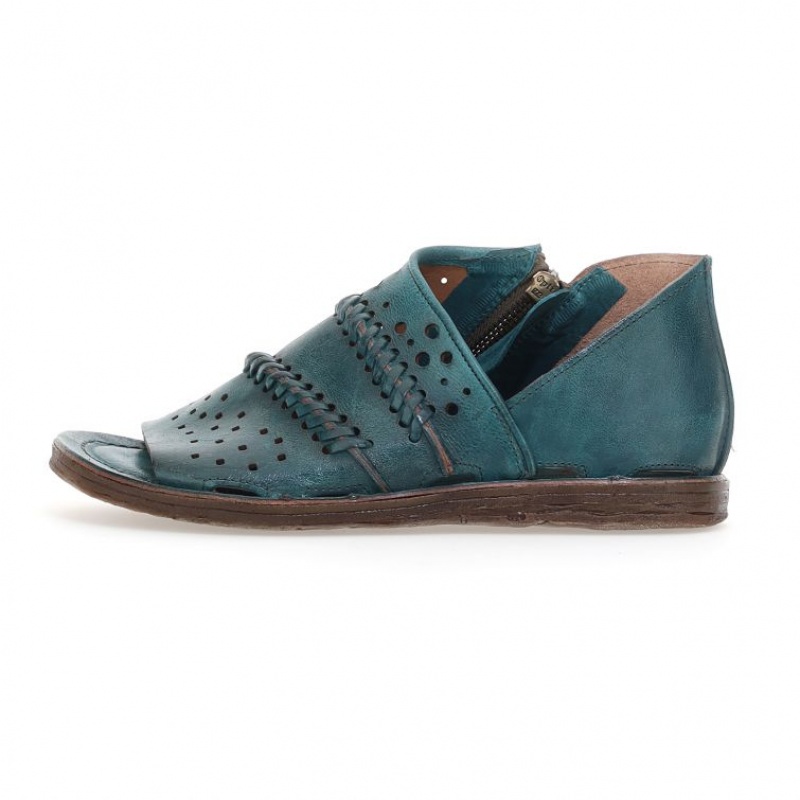 Sandalias A.S.98 Releigh Mujer Verde | ES-BJH745031